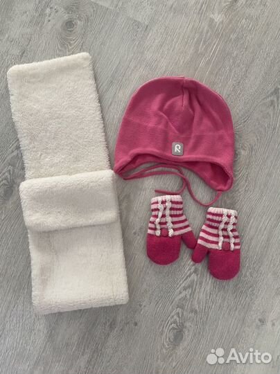 Комплект шапка, шарф