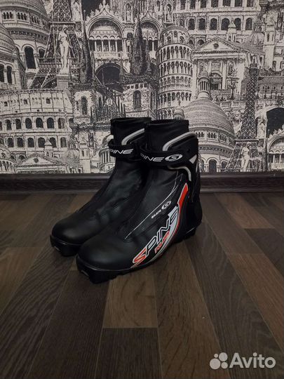 Лыжные ботинки Spine Polaris Skate/41-42/как новые