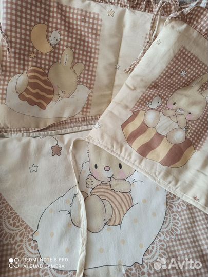 Бортики в кроватку