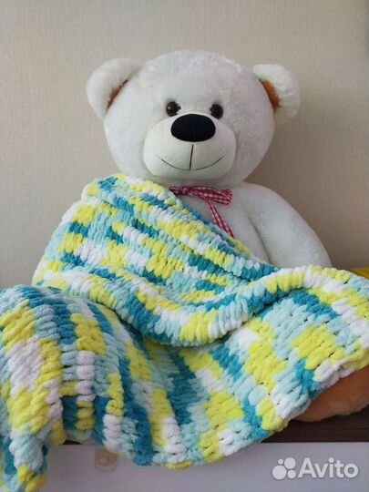 Плед детский плюшевый