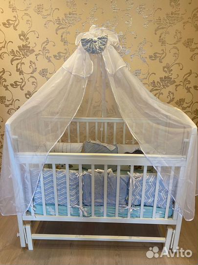 Бортики в детскую кроватку