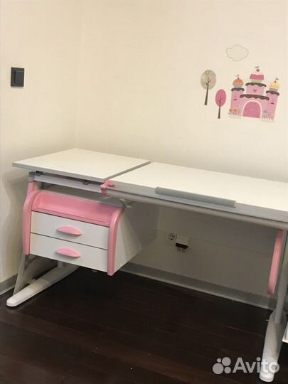 Растущая парта Дэми+кресло