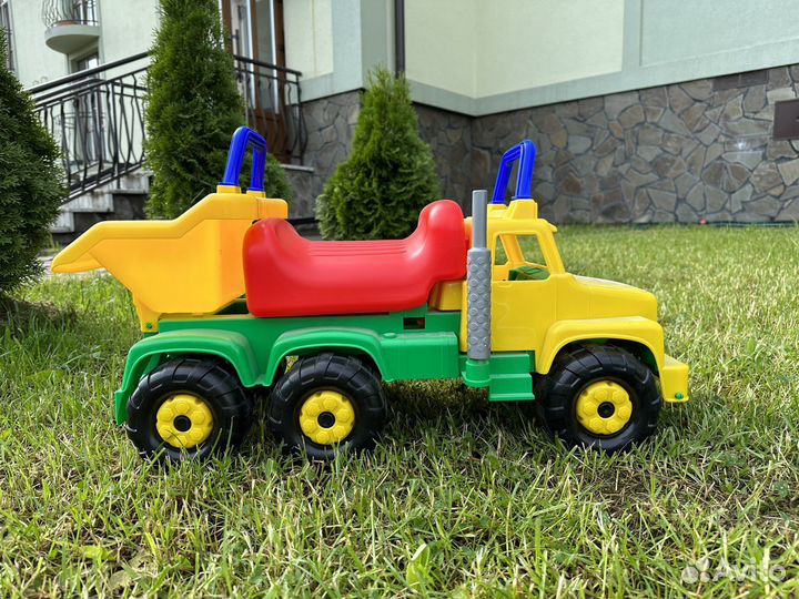 Машинка толокар каталка самосвал полесье