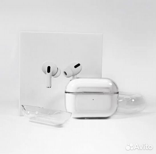 Прозрачный чехол на наушники AirPods Pro