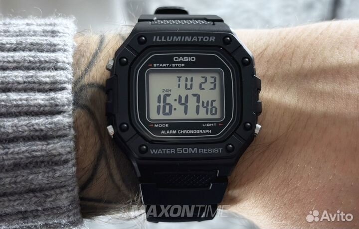 Casio W-218H-1A новые оригинал