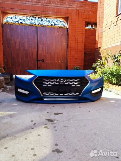 Бампер передний hyundai solaris 2