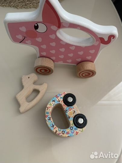 Деревянные игрушки для малышей