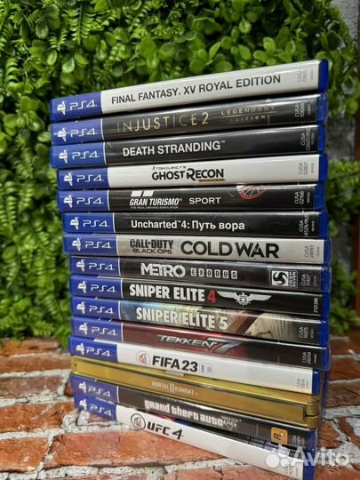 Игры на дисках PS4