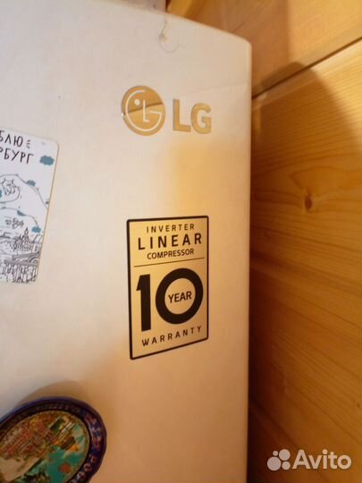 Холодильник почти новый lg ga-b449yeqz