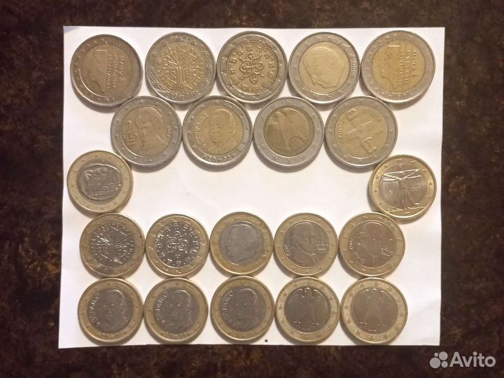 Монеты евро