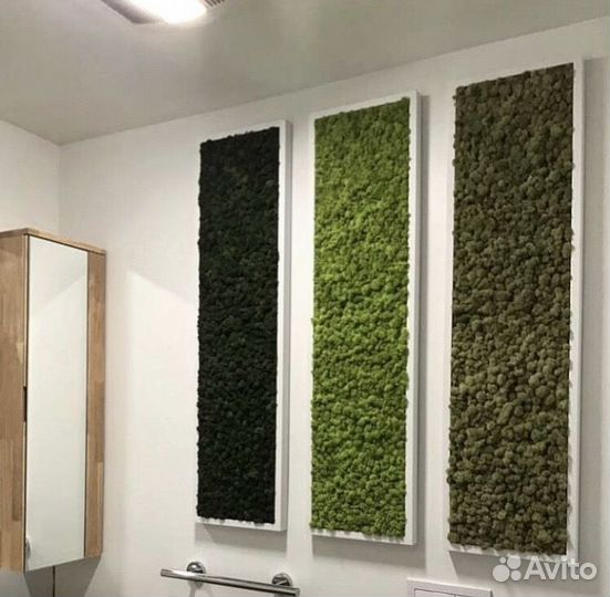 Панель из мха 40 см