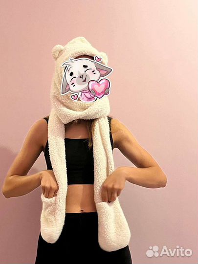 Шапка с ушками