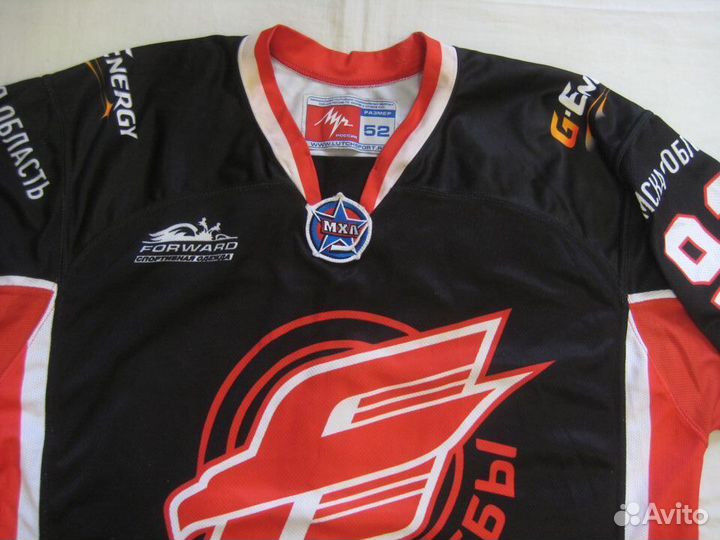 Хоккейный свитер. мхл. Авангард, Омские Ястребы