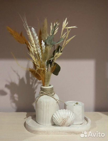 Гипс свечи подарочный набор эстетика