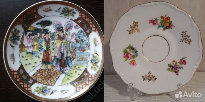 Тарелка блюдце декоративное винтаж