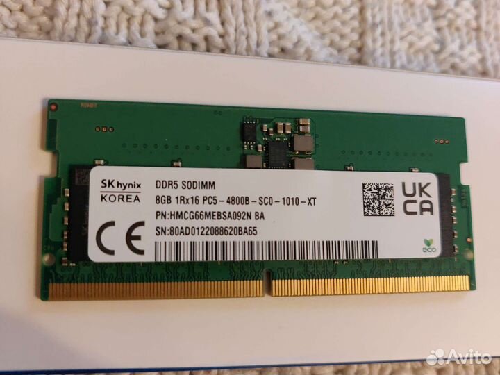 Оперативная память ddr5 8gb для ноутбука