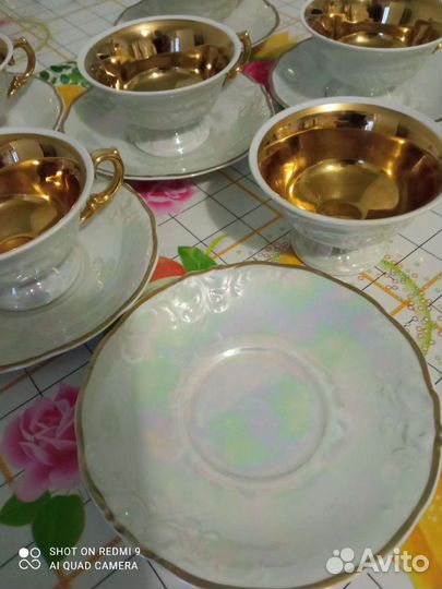 Чашки и блюдца фарфор