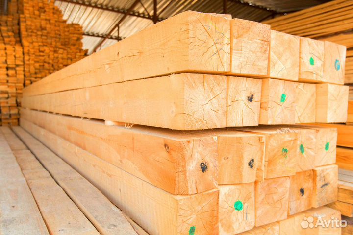 Брус из сосны 100х150мм, гост