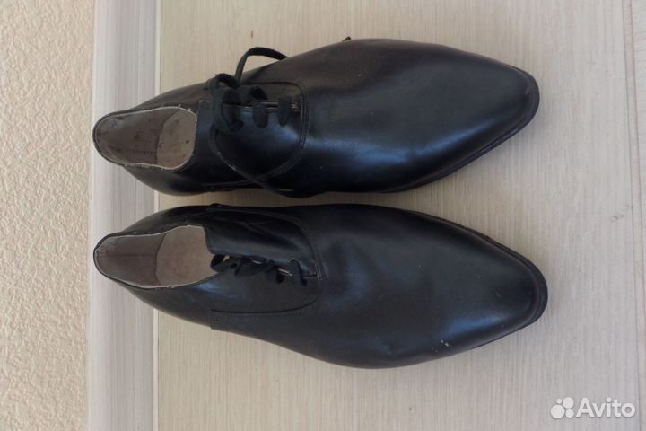 Туфли мужские из СССР 39 размер натуральная кожа