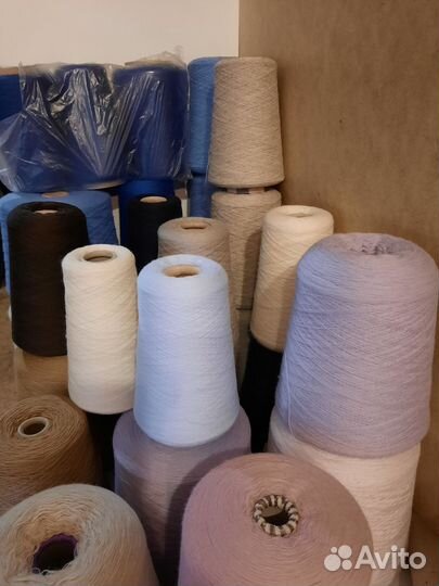 Пряжа для вязания бобинная меринос кашемир альпака
