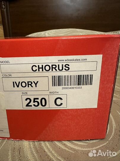 Коньки Edea chorus 250 + лезвия Coronation Ace