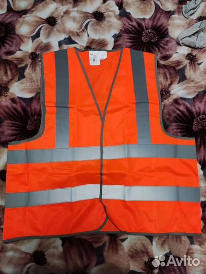 Жилет сигнальный жёлтый и оранжевый