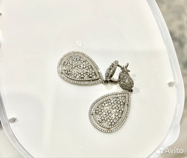 Серьги серебро