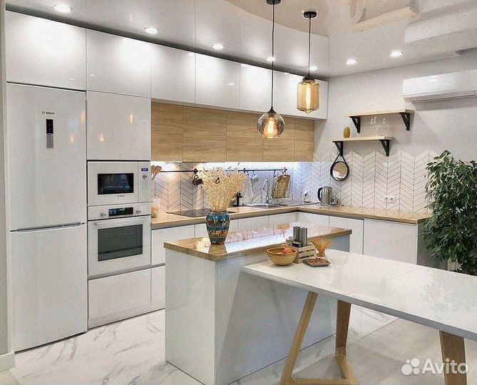 Кухонный гарнитур из мдф на заказ без посредников