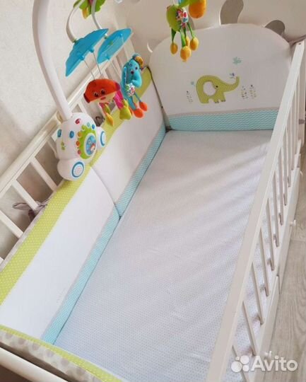 Бортики в детскую кроватку Perina 