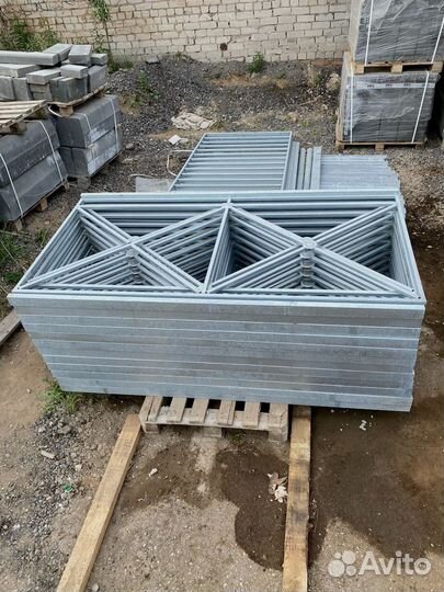 Пешеходные ограждения по 1 крест