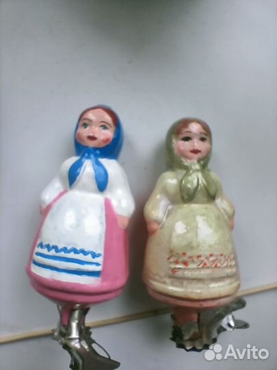 Елочные игрушки СССР Русская
