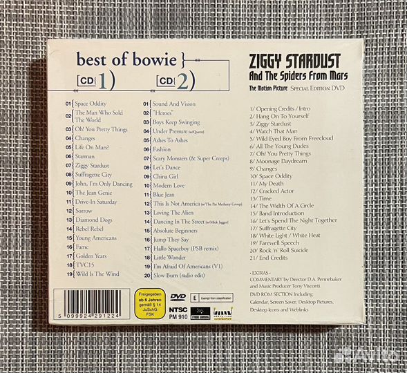 David Bowie-Best Of / Ziggy Stardust. 2CD+DVD