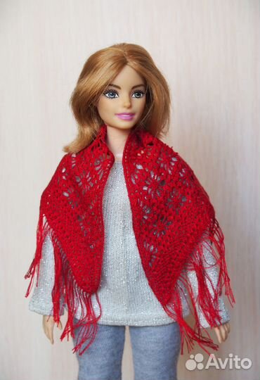 Реалистичная шаль для Барби