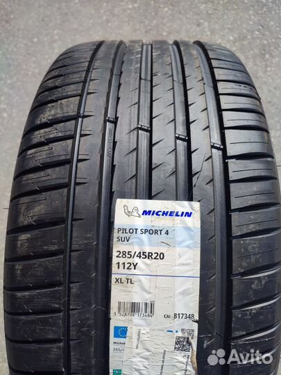 Michelin Pilot Sport 4 SUV 285/45 R20 112Y