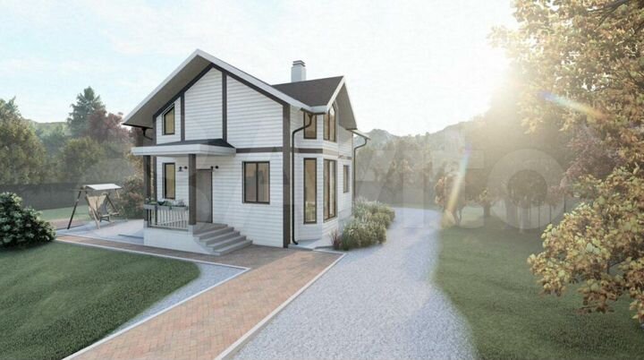 Дом 123 м² на участке 8 сот.