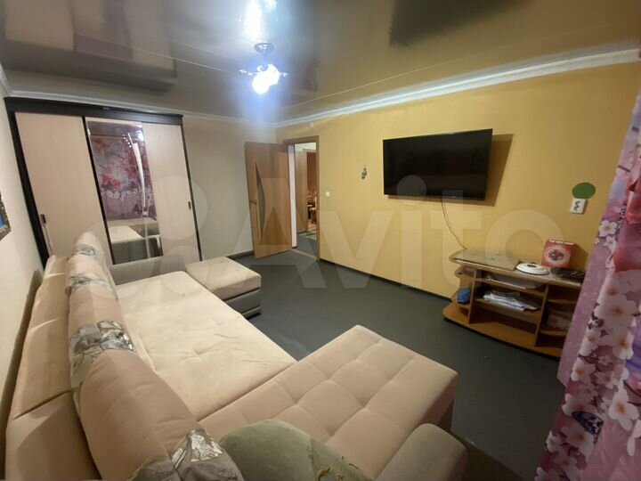 2-к. квартира, 54,4 м², 1/2 эт.