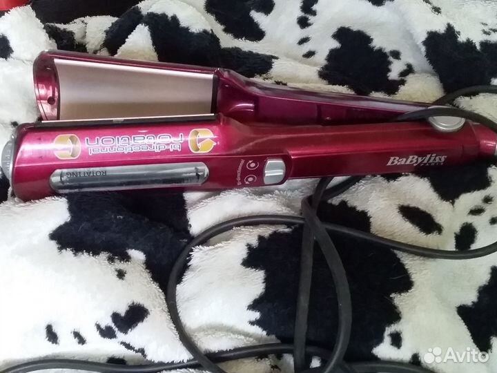 Утюг для волос (с прогибом для волны)