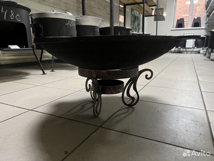 Садж сковорода 510 мм чугунный Комплект