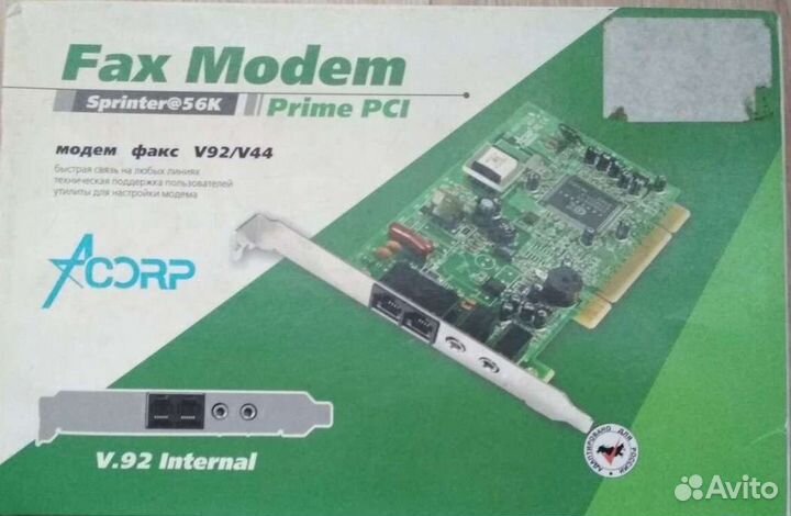 Модем dial-up Acorp Fax Modem PCI