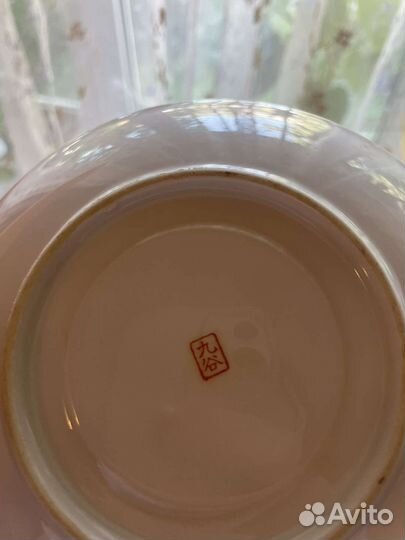 Чайное трио. Костяной фарфор. Япония