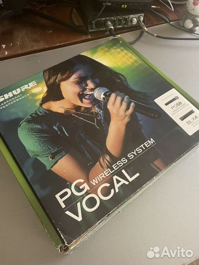 Динамический микрофон shure PG58, BLX4