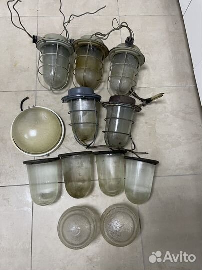 Светильник промышленный СССР