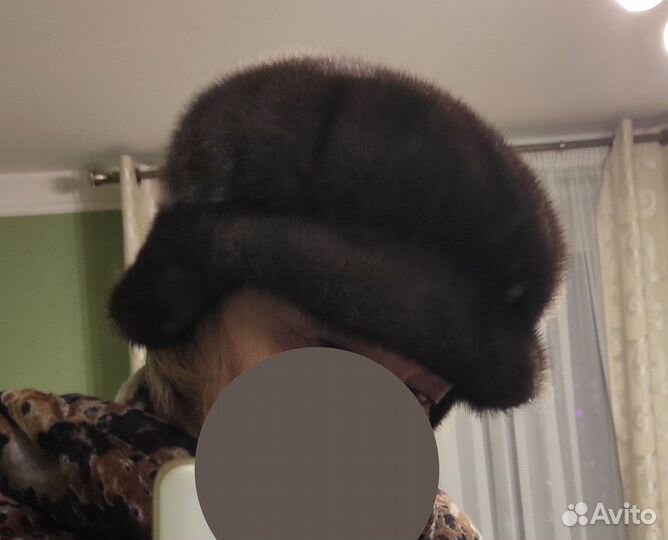 Шапка норковая новая женская