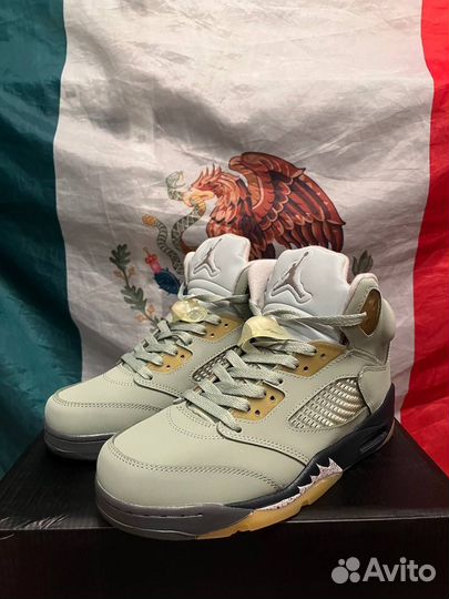 Nike air jordan 5 jade оригинал