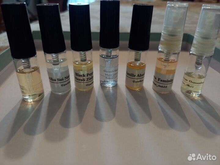 Отливанты нишевой парфюмерии