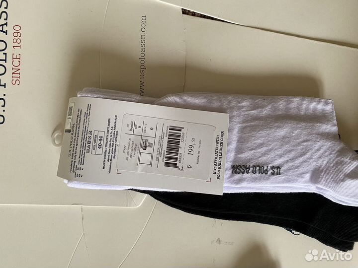 Носки мужские высокие us polo assn