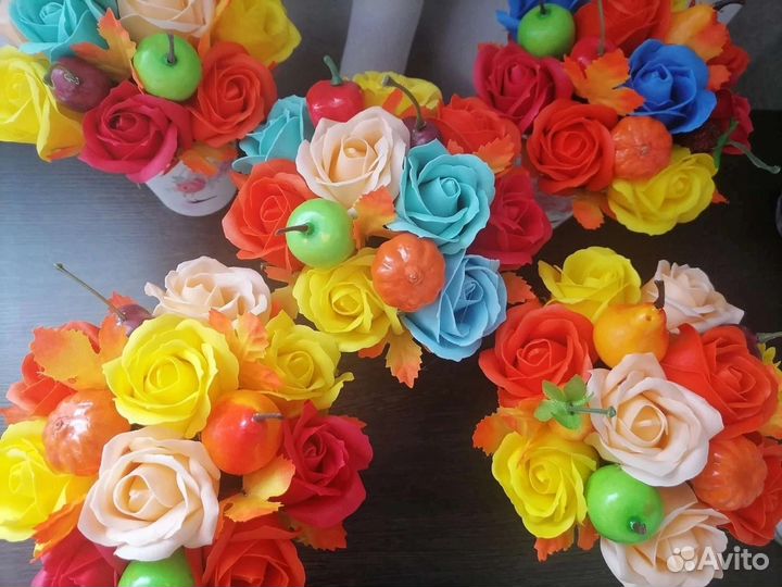 Букет из пенных роз