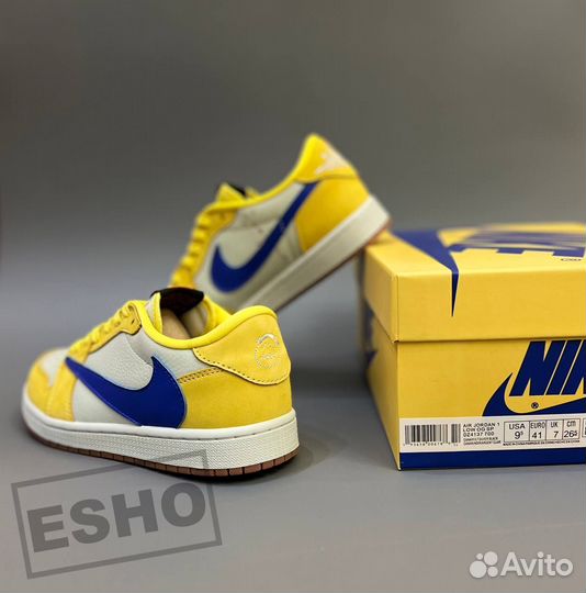 Nike Jordan 1 Low Travis Scott Canary Yellow Lux