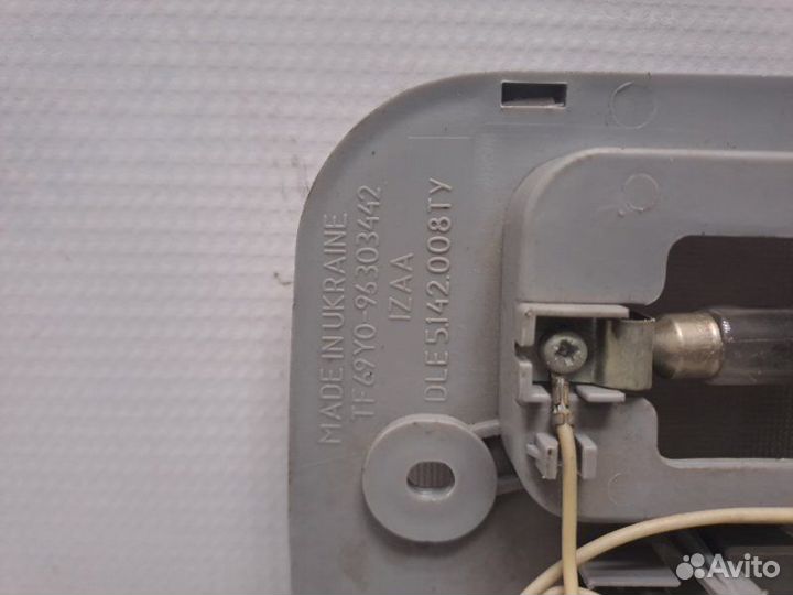 Плафон подсветки салона задний Заз Сенс хетчбек 1