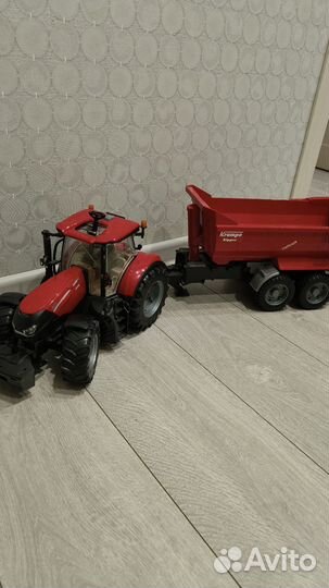 Трактор с прицепом bruder брудер